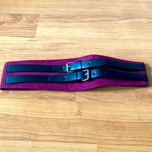 Deep Maroon & Black Belt